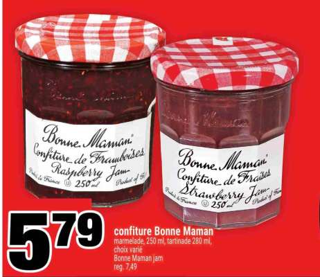 CONFITURE BONNE MAMAN