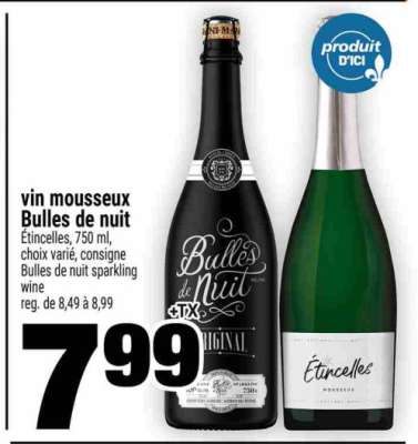 VIN MOUSSEUX BULLES DE NUIT
