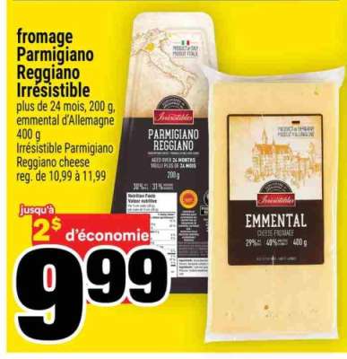 FROMAGE PARMIGIANO REGGIANO IRRÉSISTIBLE