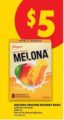 Melona frozen dessert bars