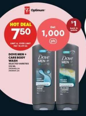 Dove Men+Care Body Wash