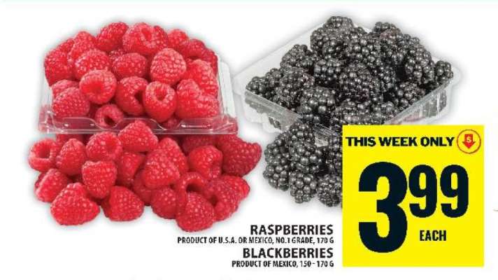 Raspberries and Blackberries