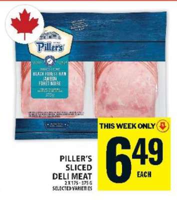 PILLER’S SLICED DELI MEAT
