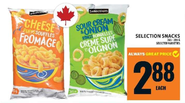 SELECTION SNACKS