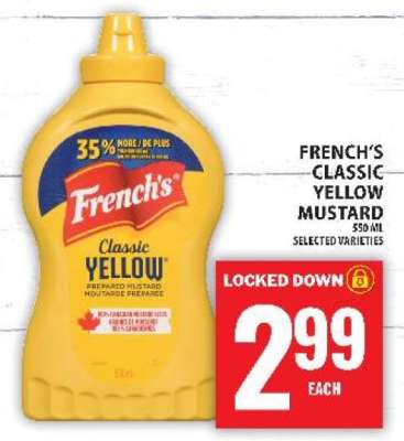 French's Classic Yellow Mustard