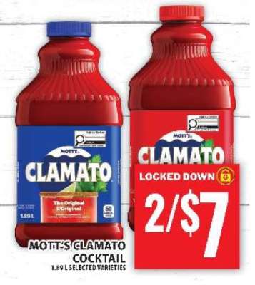 MOTT’S CLAMATO COCKTAIL