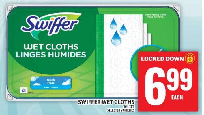 SWIFFER WET CLOTHS