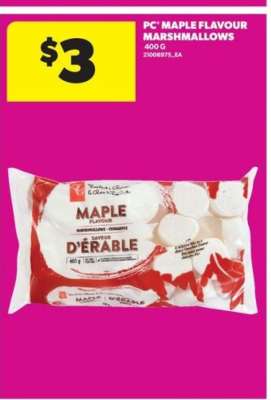 PC Maple Flavour Marshmallows
