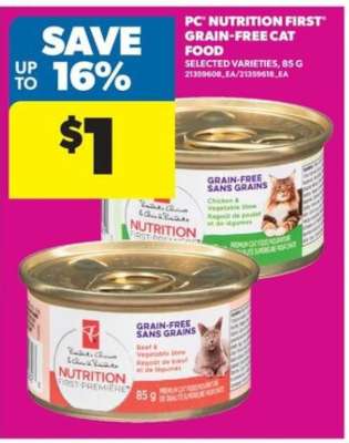 PC Nutrition First Grain-Free Cat Food