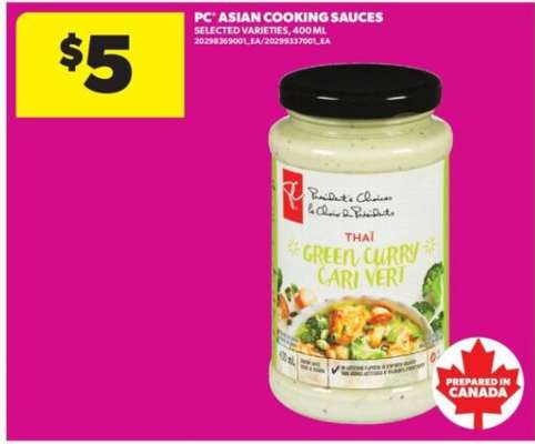 PC Asian Cooking Sauces