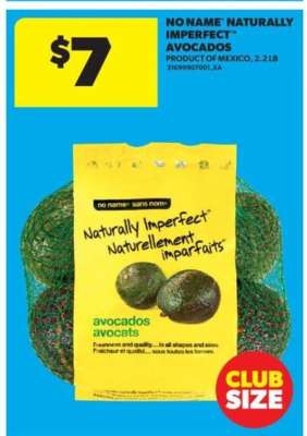 NO NAME® NATURALLY IMPERFECT® AVOCADOS