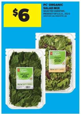 PC Organic Salad Mix
