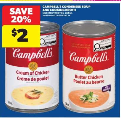 Campbell's Condensed Soup and Cooking Broth