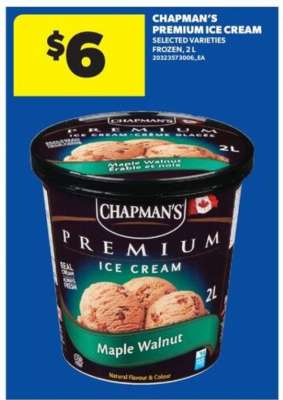 CHAPMAN'S Premium Ice Cream
