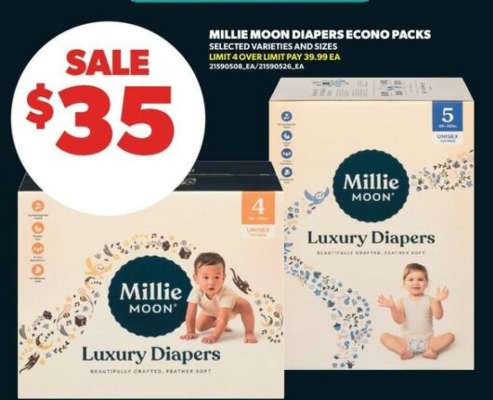 Millie Moon Diapers Econo Packs