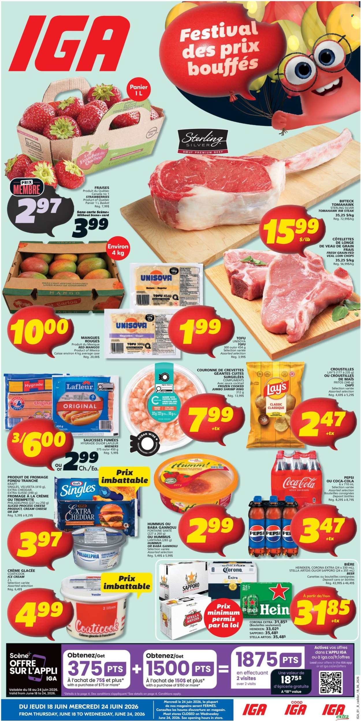 IGA flyer - June 18, 2026 - June 24, 2026. Page 1