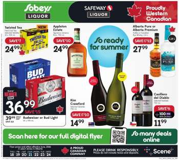 Sobeys Liquor Flyer - June 18, 2026 - June 24, 2026.