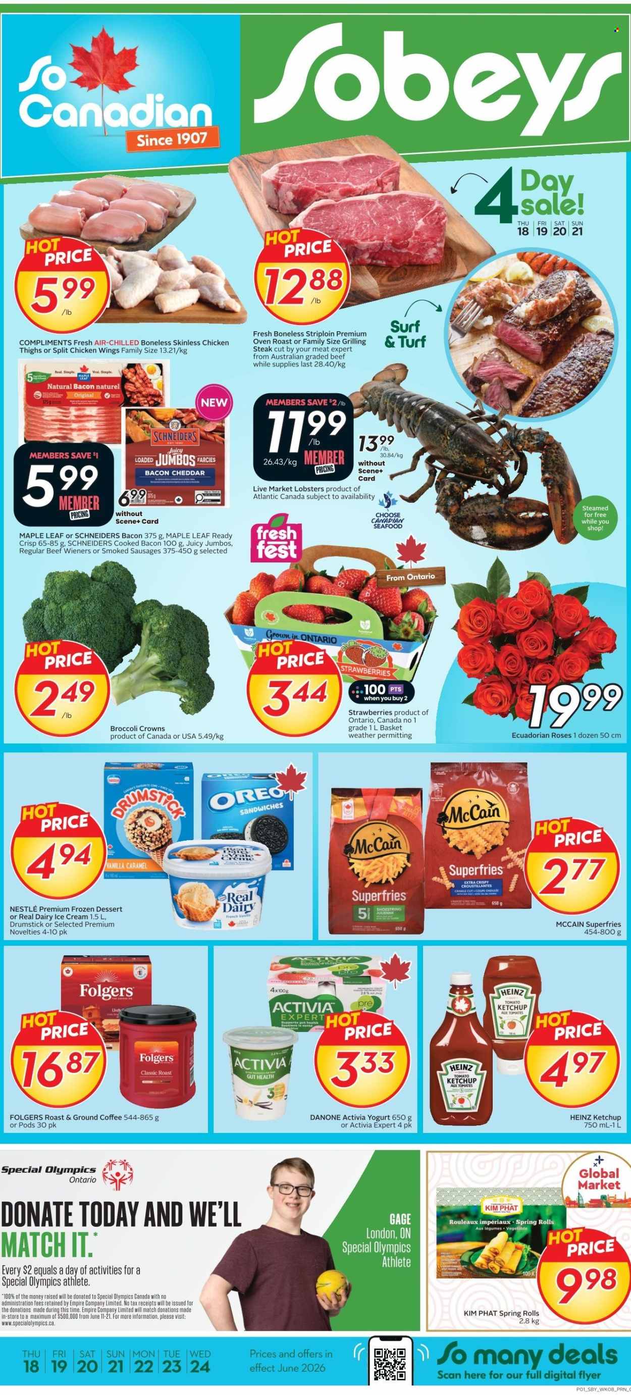 Sobeys flyer - June 18, 2026 - June 24, 2026. Page 1
