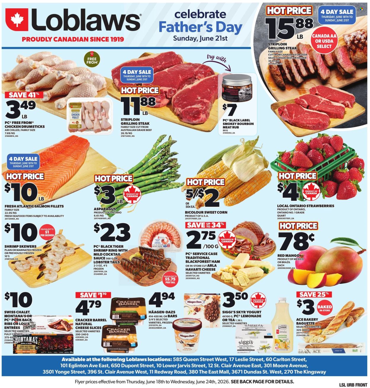 Loblaws flyer - June 18, 2026 - June 24, 2026. Page 1
