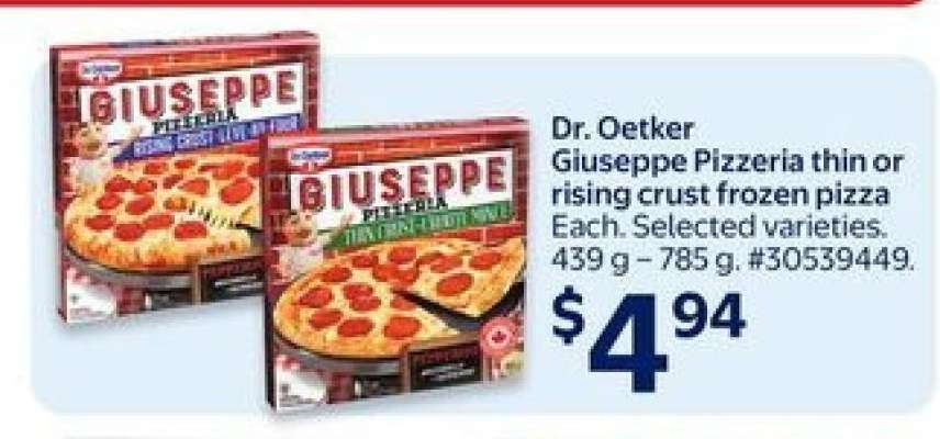 Dr. Oetker Giuseppe Pizzeria Frozen Pizza