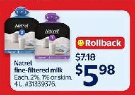 NATREL FINE FILTERED MILK