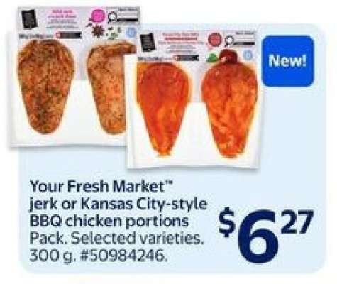 Your Fresh Market™ jerk or Kansas City-style BBQ chicken portions