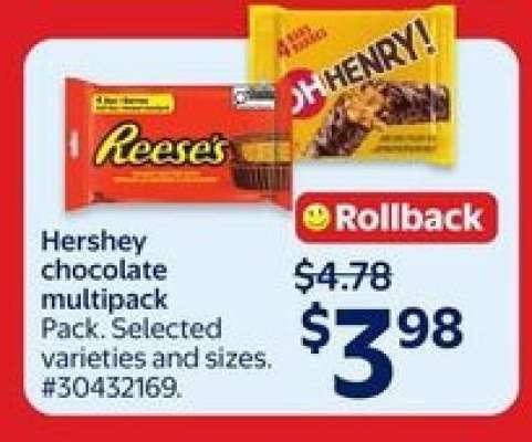 Hershey chocolate multipack