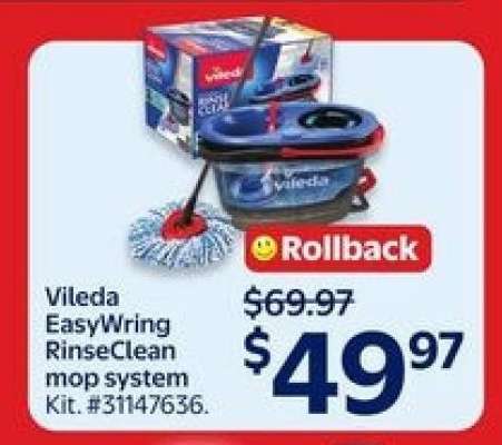 Vileda EasyWring RinseClean Mop System