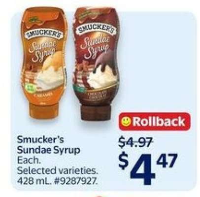 Smucker's Sundae Syrup
