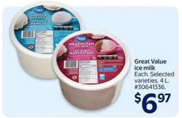 Great Value Ice Milk