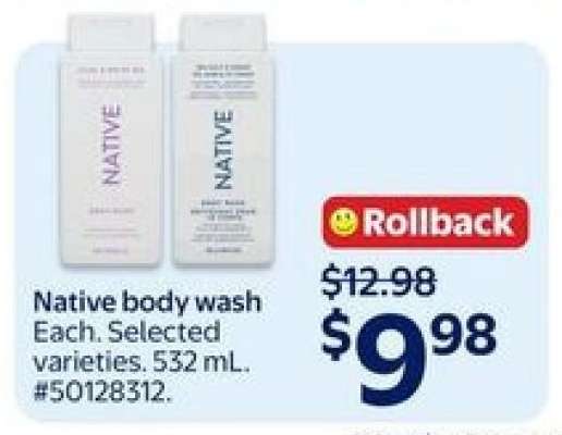 NATIVE BODY WASH