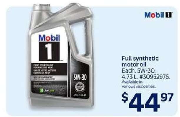 Mobil 1 Full Synthetic Motor Oil