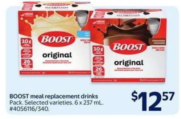 BOOST Meal Replacement Drinks