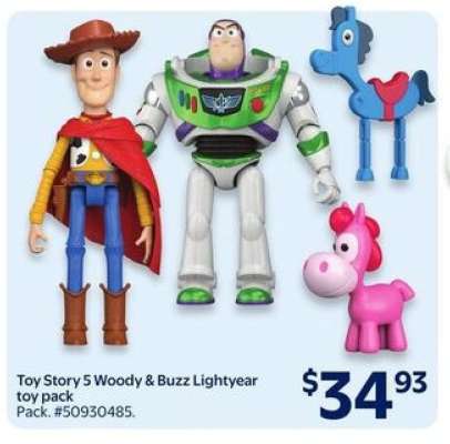Toy Story 5 Woody & Buzz Lightyear toy pack
