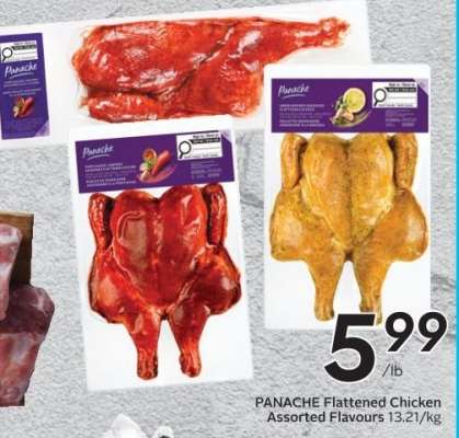 PANACHE Flattened Chicken Assorted Flavours