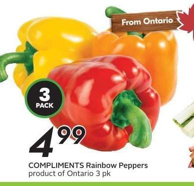 COMPLIMENTS Rainbow Peppers