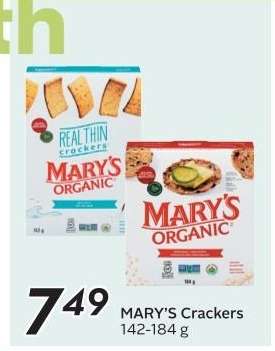 MARY'S CRACKERS