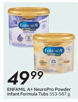 ENFAMIL A+ NeuroPro Powder Infant Formula Tubs