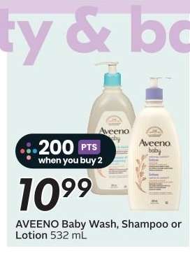 AVEENO Baby Wash, Shampoo or Lotion 532 mL