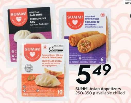 SUMM! Asian Appetizers