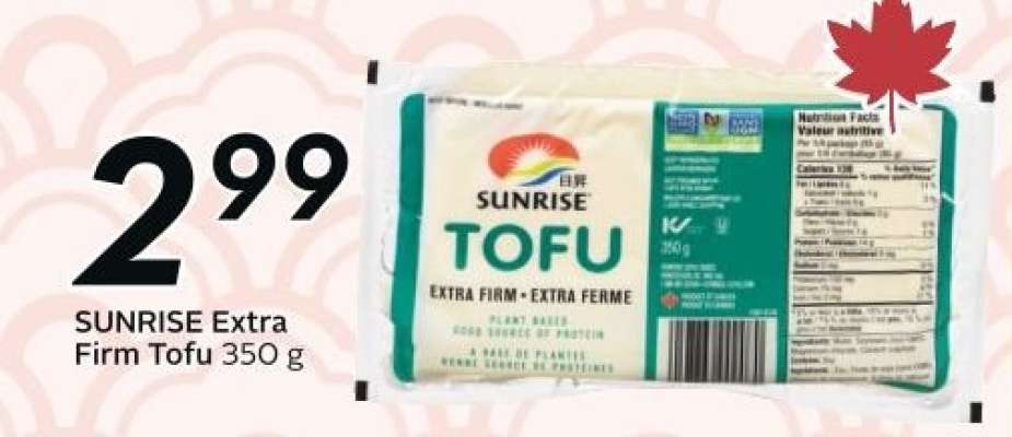 SUNRISE EXTRA FIRM TOFU 350 g