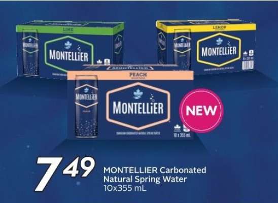 Montellier Carbonated Natural Spring Water