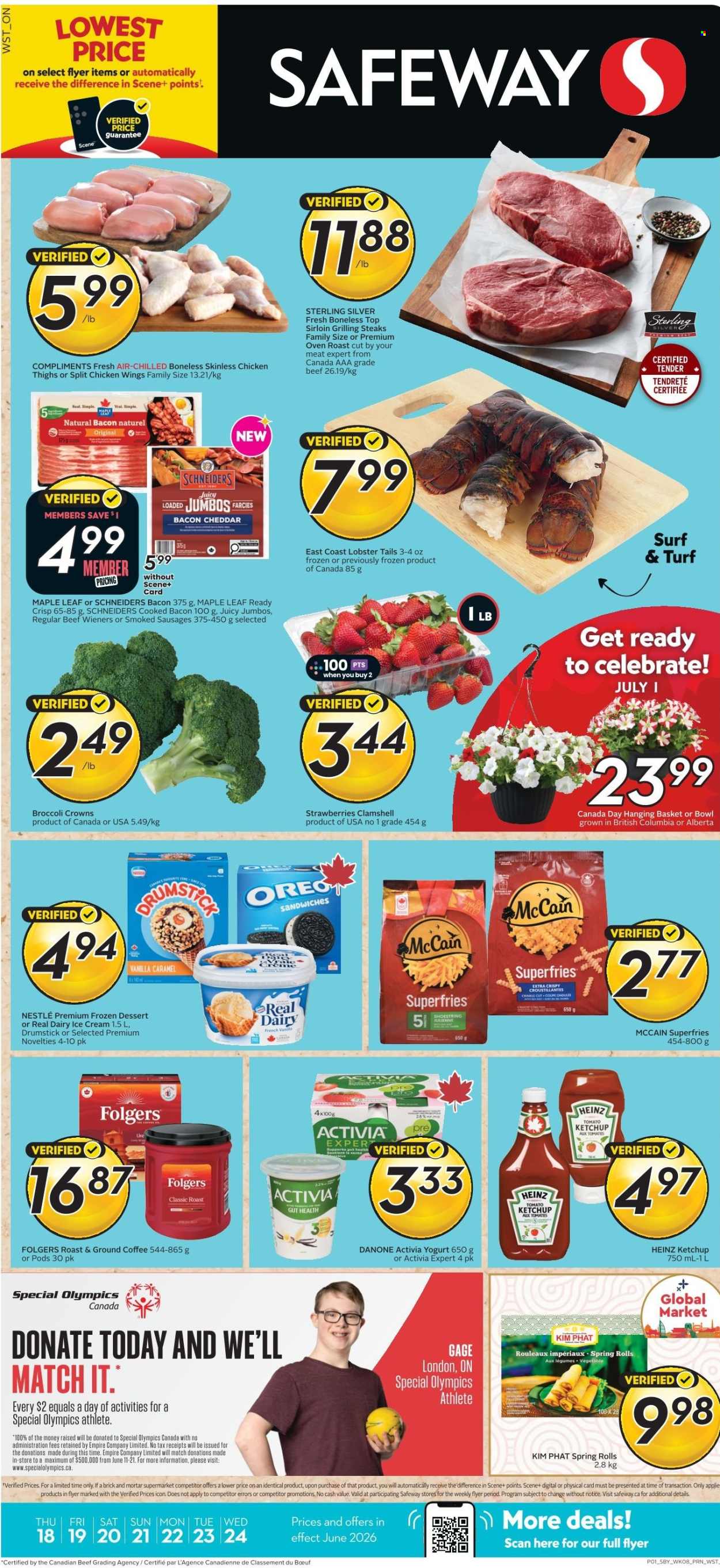 Safeway flyer - June 18, 2026 - June 24, 2026. Page 1