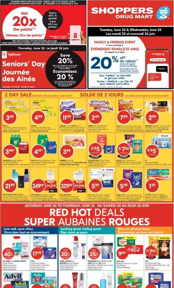 Shoppers Drug Mart Flyer - June 20, 2026 - June 25, 2026.