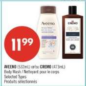 AVEENO (532mL) or/or CREMO (473mL)