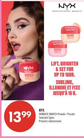 NYX WONDER SNATCH Powder / Poudre