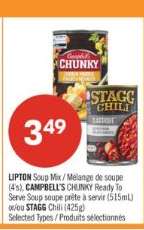 CAMPBELL'S CHUNKY Ready To Serve Soup