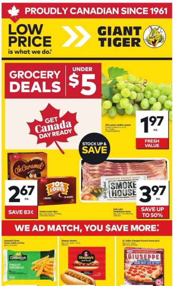 thumbnail - Giant Tiger flyer - Weekly Flyer