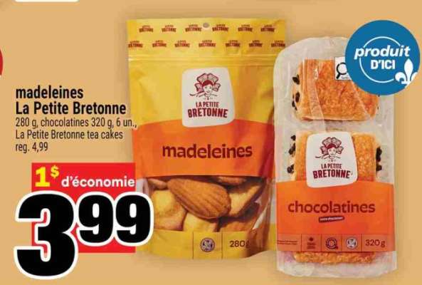 madeleines La Petite Bretonne