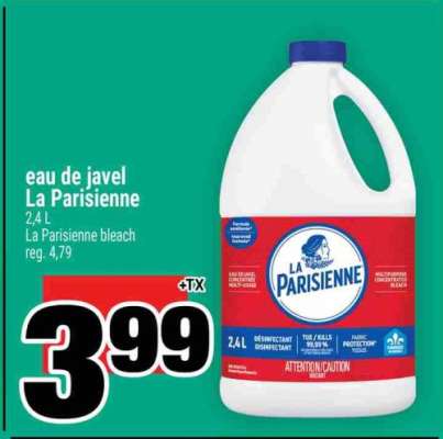 EAU DE JAVEL LA PARISIENNE